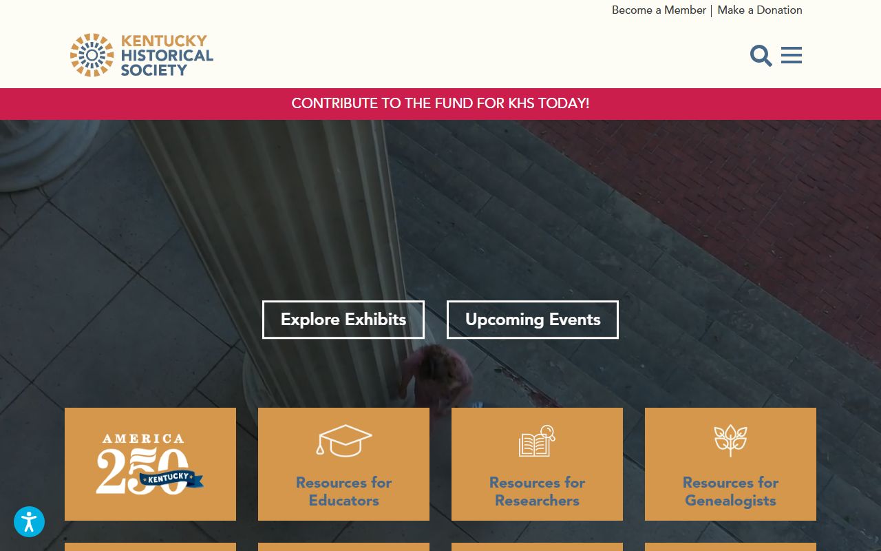 Kentucky Historical Society library for Frankfort genealogy research