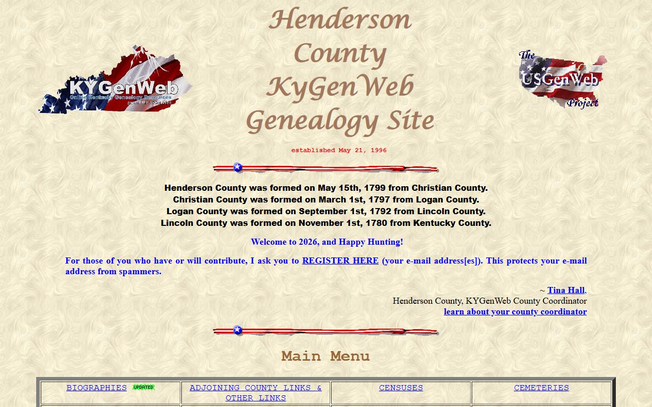 Henderson County Public Library genealogy research