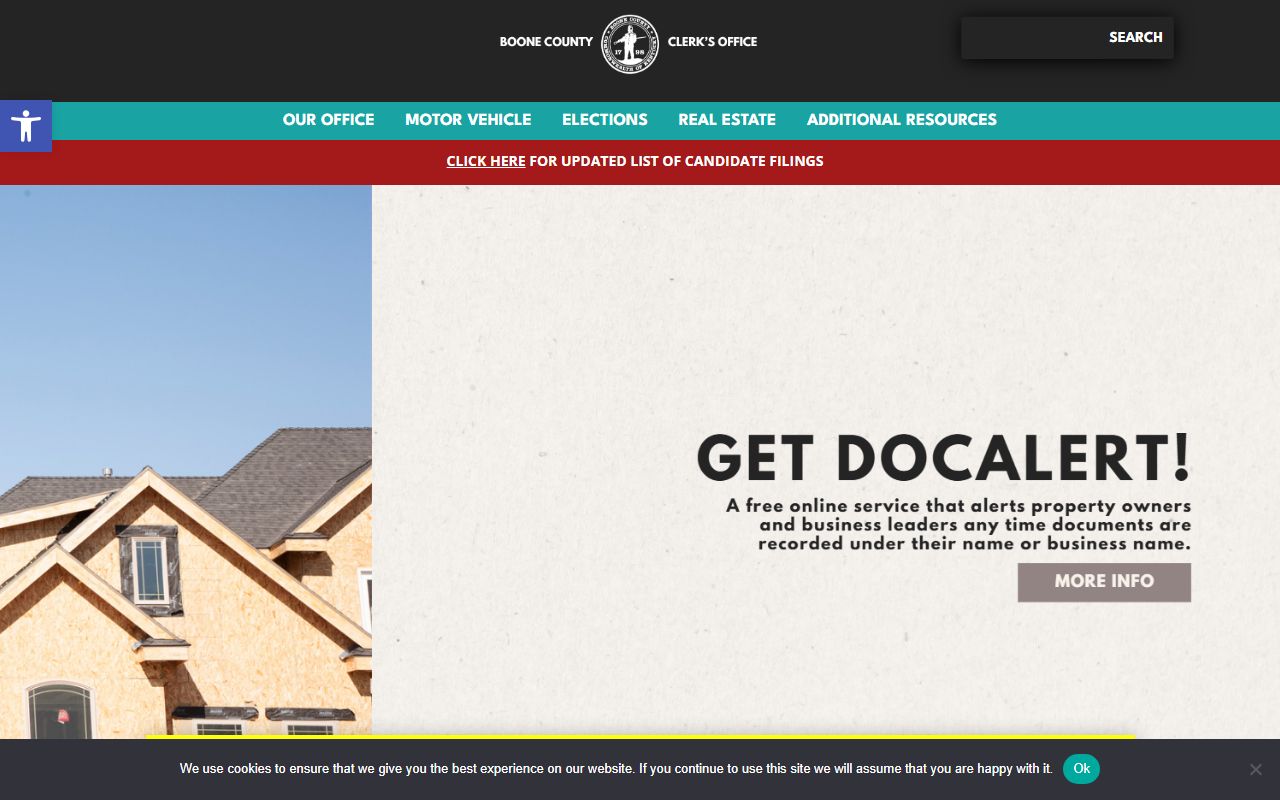 Boone County genealogy records and historical documents