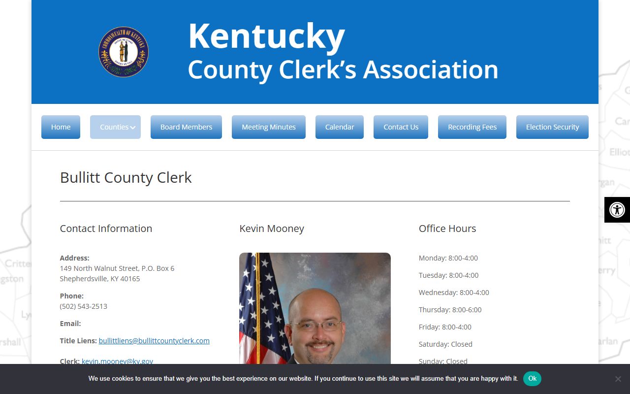 Bullitt County KYGenWeb genealogy website resources