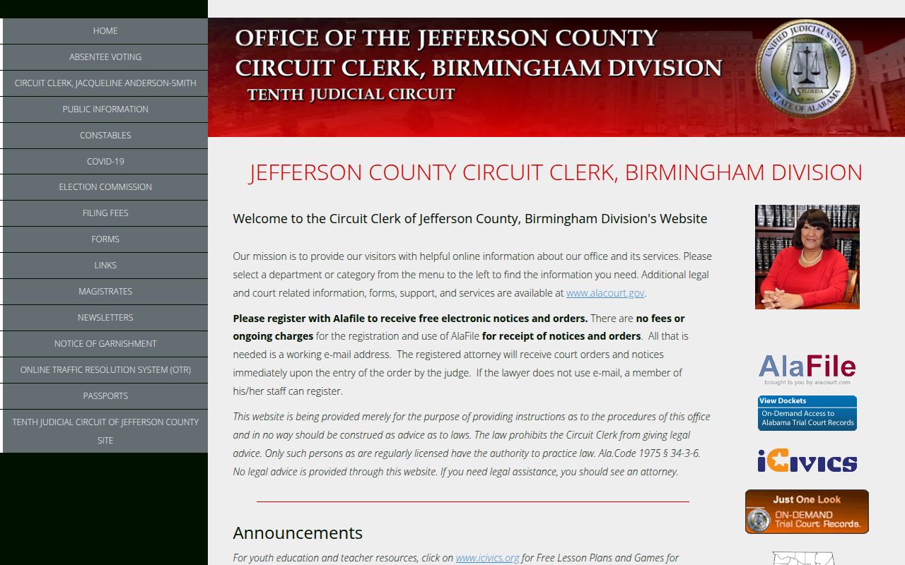 Jefferson County Clerk office for genealogy records