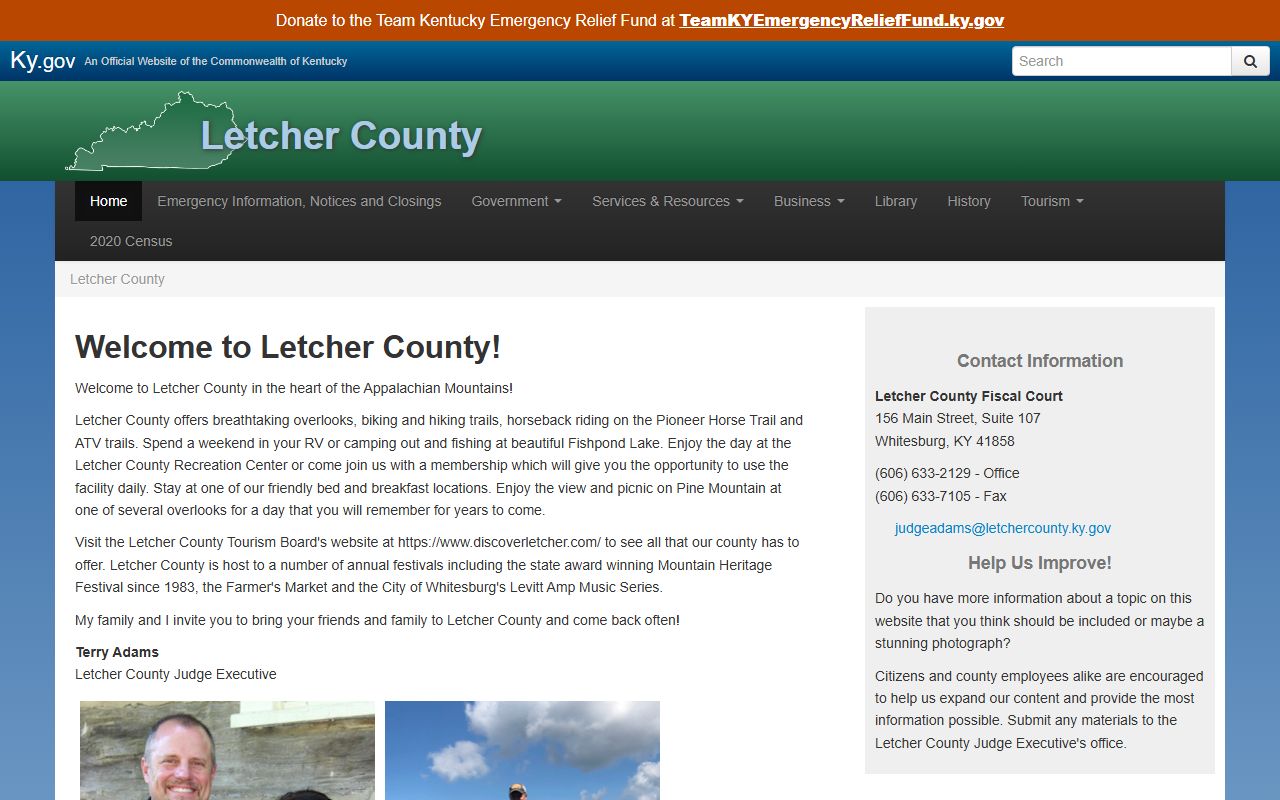 Letcher County Clerk office genealogy records