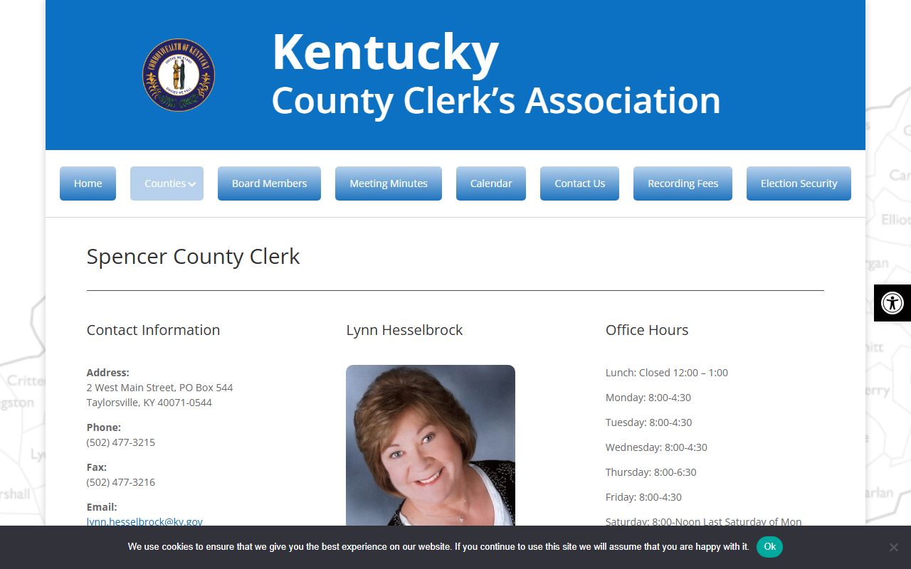 Spencer County vital records genealogy research