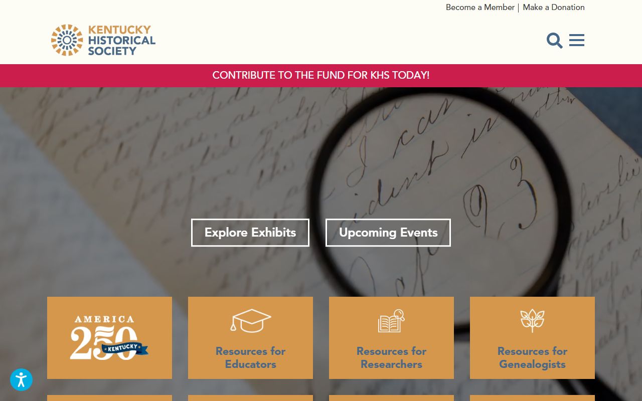 Kentucky Historical Society building for genealogy research